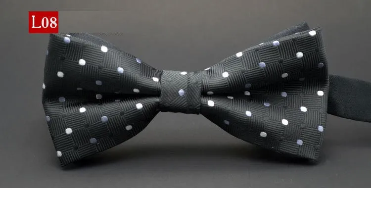 Hot sale Men Formal commercial Gentleman bow tie butterfly cravat bowtie male solid color marriage bow ties for men