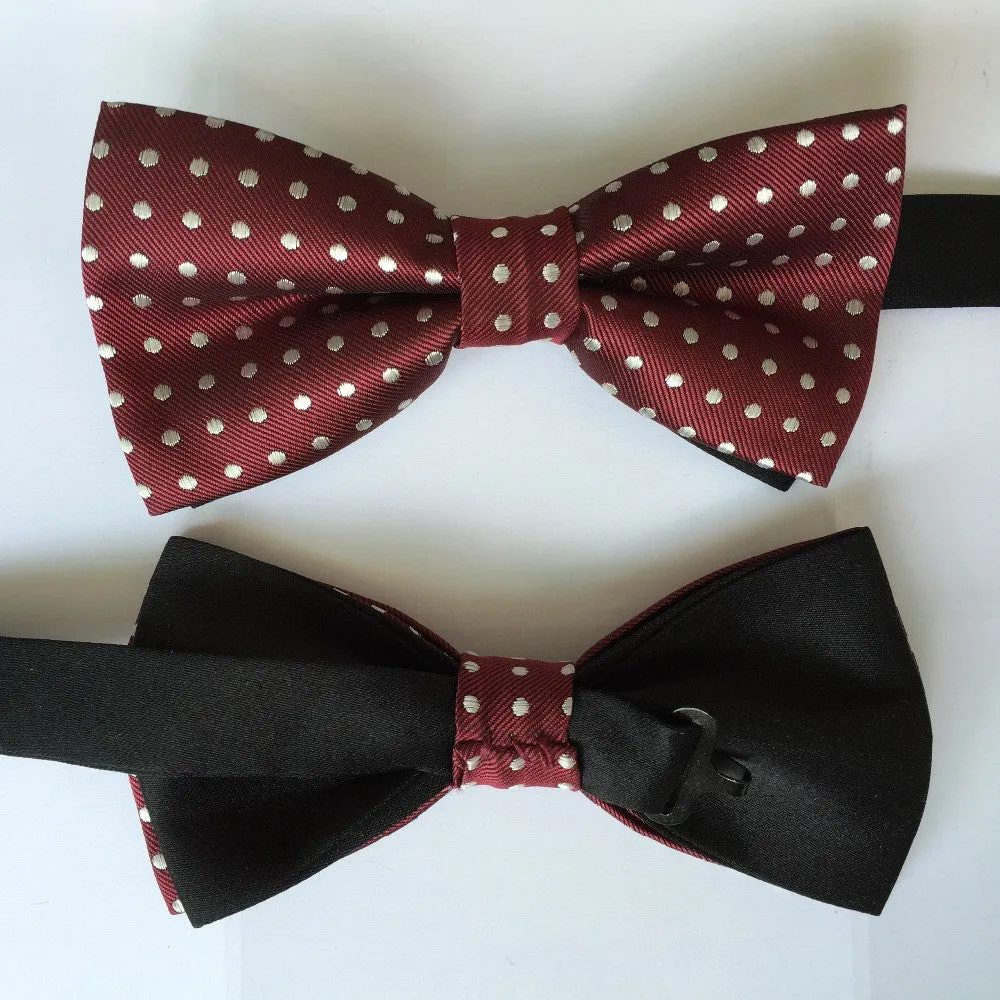 Hot sale Men Formal commercial Gentleman bow tie butterfly cravat bowtie male solid color marriage bow ties for men