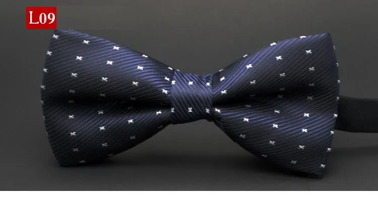 Hot sale Men Formal commercial Gentleman bow tie butterfly cravat bowtie male solid color marriage bow ties for men
