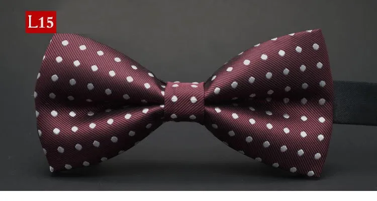 Hot sale Men Formal commercial Gentleman bow tie butterfly cravat bowtie male solid color marriage bow ties for men