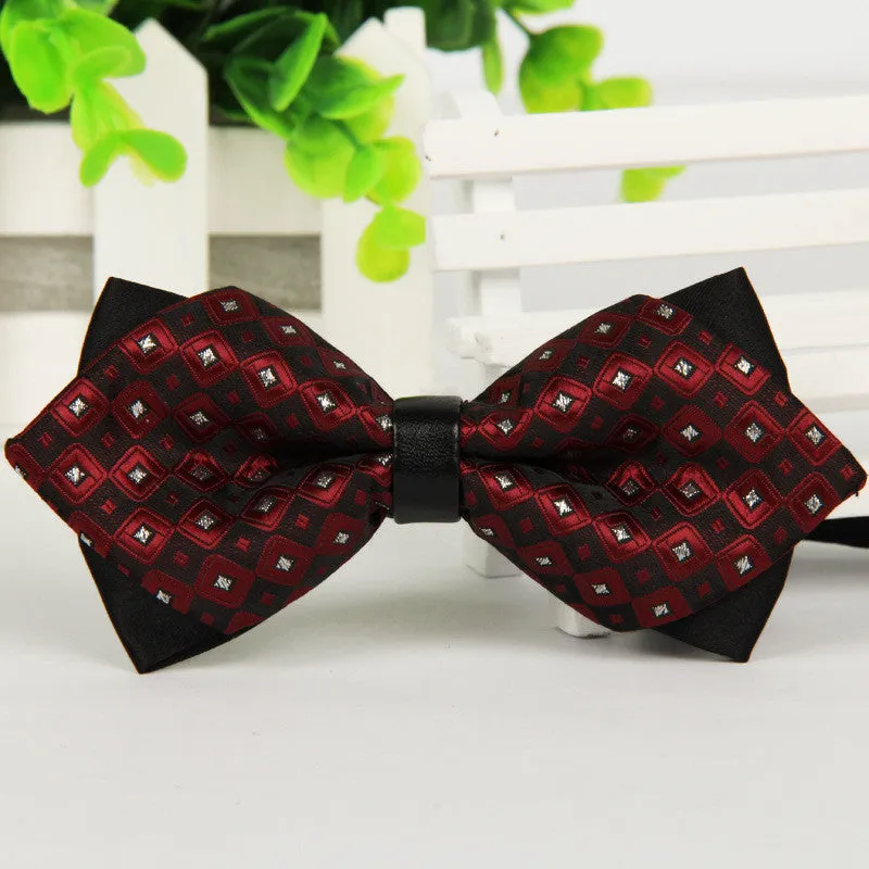 Hot Selling Bow Ties Formal Commercial Bow Tie Fashion Men's Bowties for Boys Accessories Butterfly Cravat Bowtie Butterflies