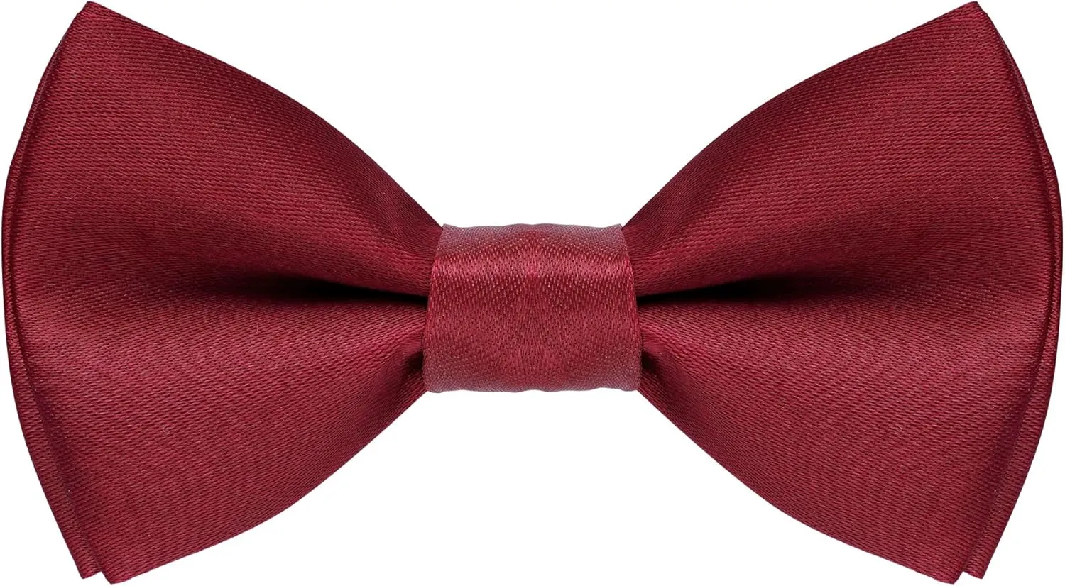 Kids Bow Tie Classic Solid Color Satin Bow Tie Adjustable Neck Bowtie for Kids Wedding Party