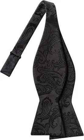 KissTies Mens Self-Tied Bow Tie Paisley Bowties For Men