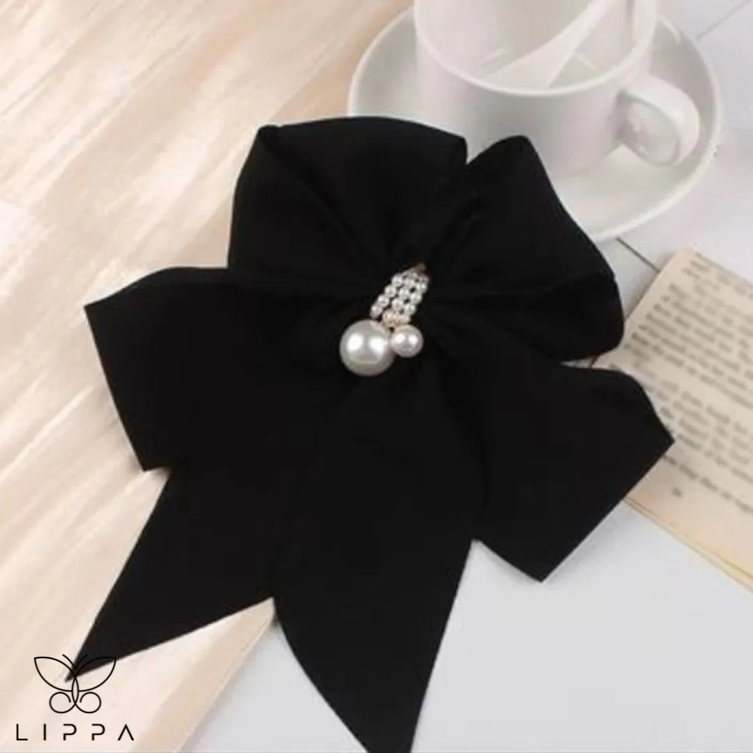 Large Ribbon Bow Hair Pin