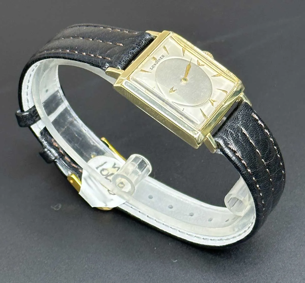 Longines 14kt Gold Mystery Dial Watch
