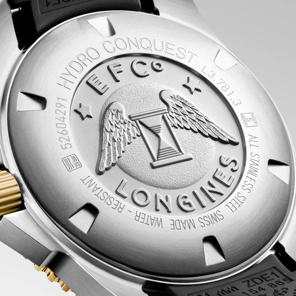 Longines HydroConquest 41mm Black Dial Automatic Gents Watch L3.781.3.56.9