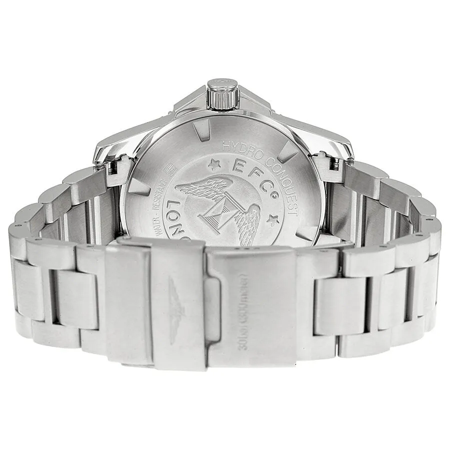 Longines HydroConquest Black Dial Stainless Steel Bracelet Men's Watch L36894596 L3.689.4.59.6