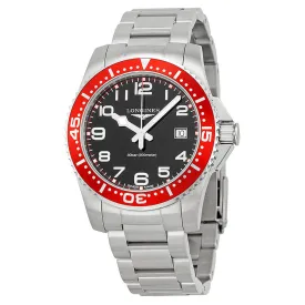 Longines HydroConquest Black Dial Stainless Steel Bracelet Men's Watch L36894596 L3.689.4.59.6