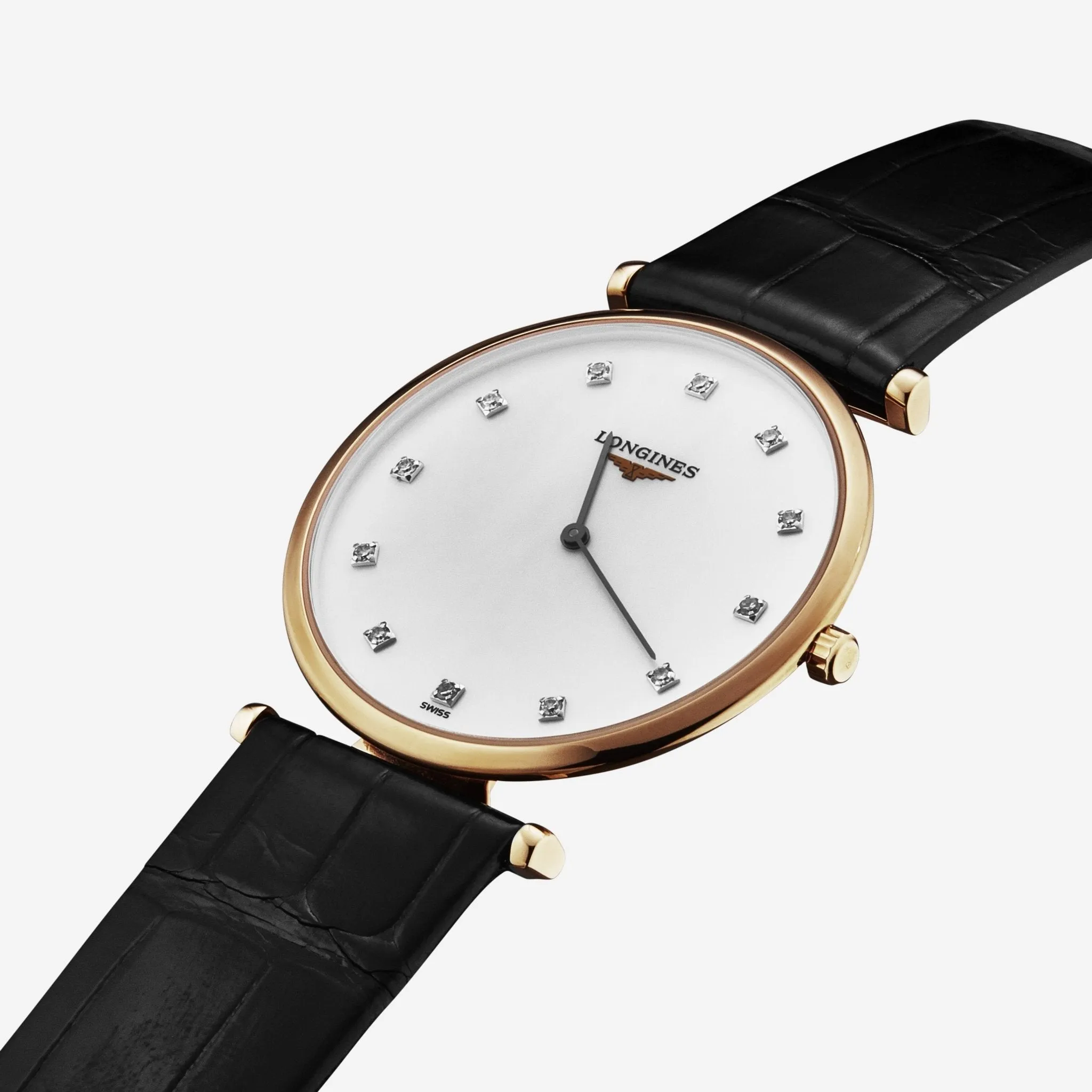 Longines La Grande Classique Diamonds Mother-of-Pearl Quartz Ladies Watch L4.709.1.88.2