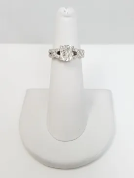 Luxurious Platinum Natural Gia Certified Diamond Engagement Ring