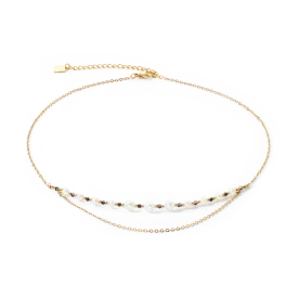 Necklace Modern Princess freshwater pearls gold