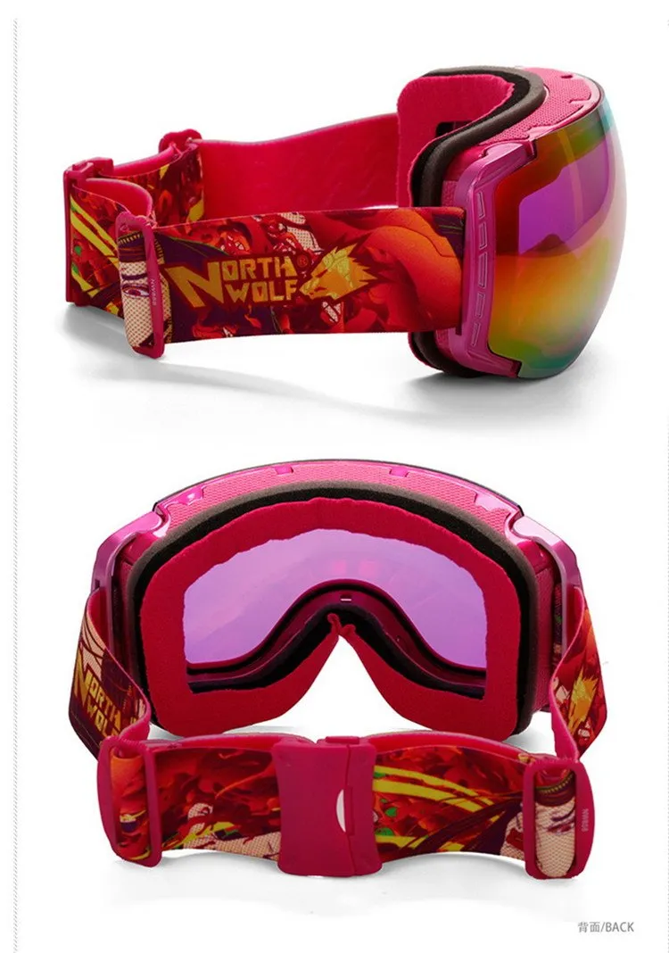 NORTH WOLF Ski Goggles