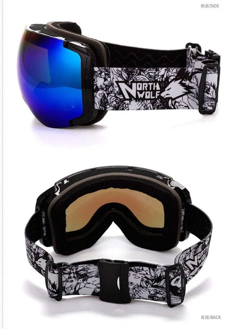 NORTH WOLF Ski Goggles