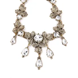 Pave Crystals Statement Necklace