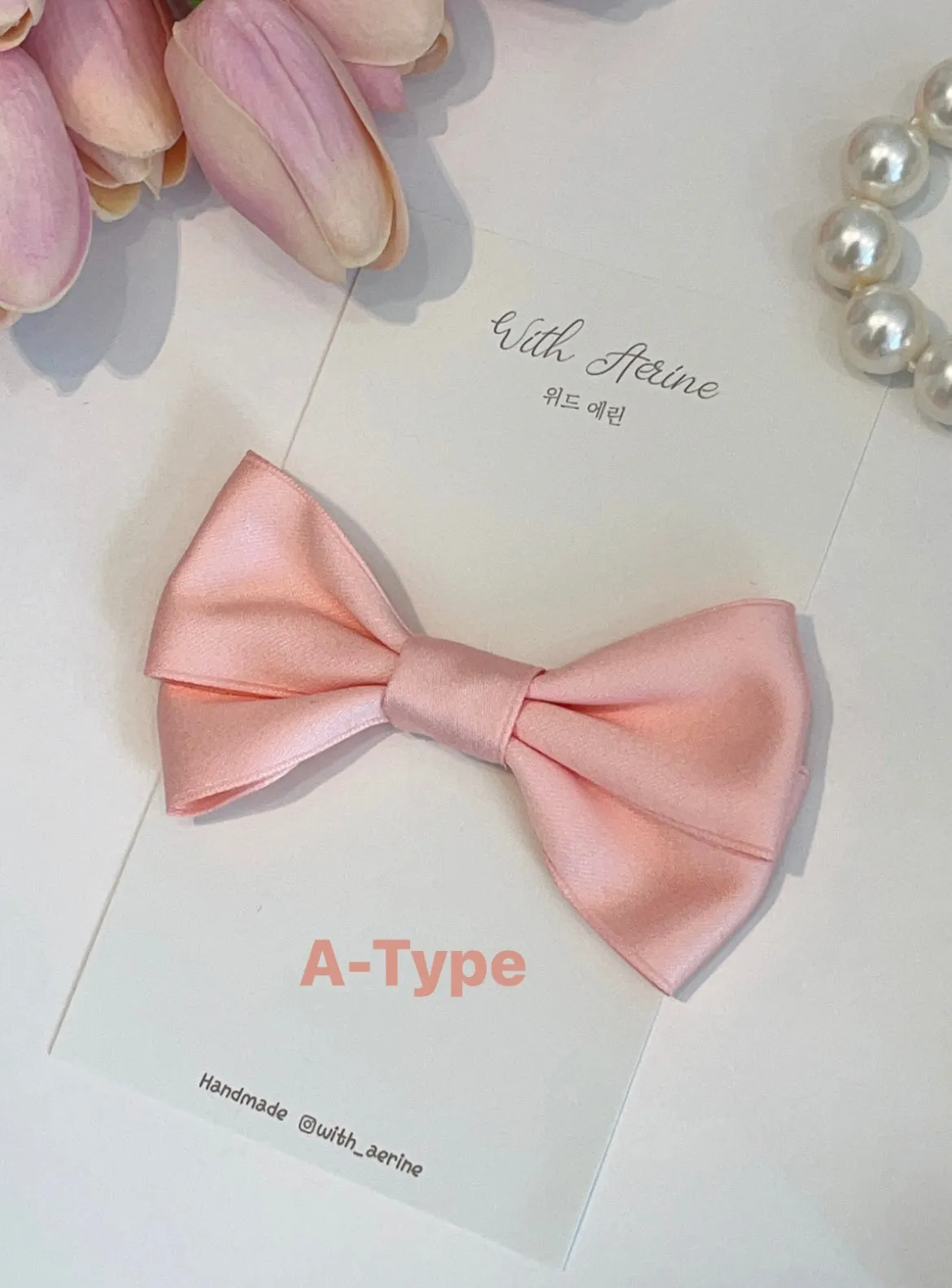 Peach Satin Ribbon
