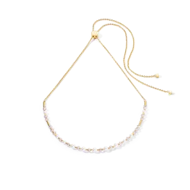 Princess Pearls Chain necklace gold-white