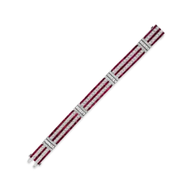 Ruby & Diamond Tiffany Estate BRacelet