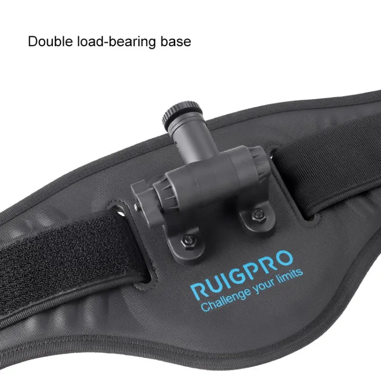 RUIGPRO Waist Belt Mount Strap With Action Cameras Adapter