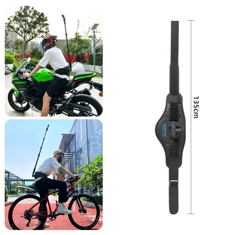 RUIGPRO Waist Belt Mount Strap With Action Cameras Adapter