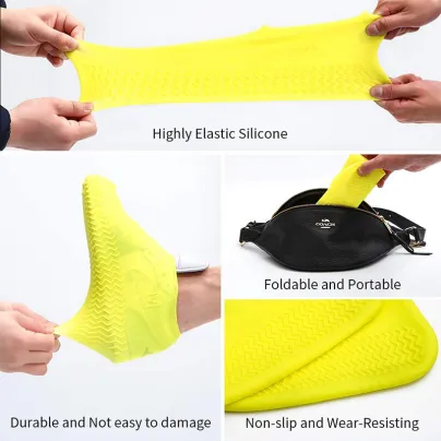 Silicone Rain Shoe Cover - King Stone Brothers and Co™️