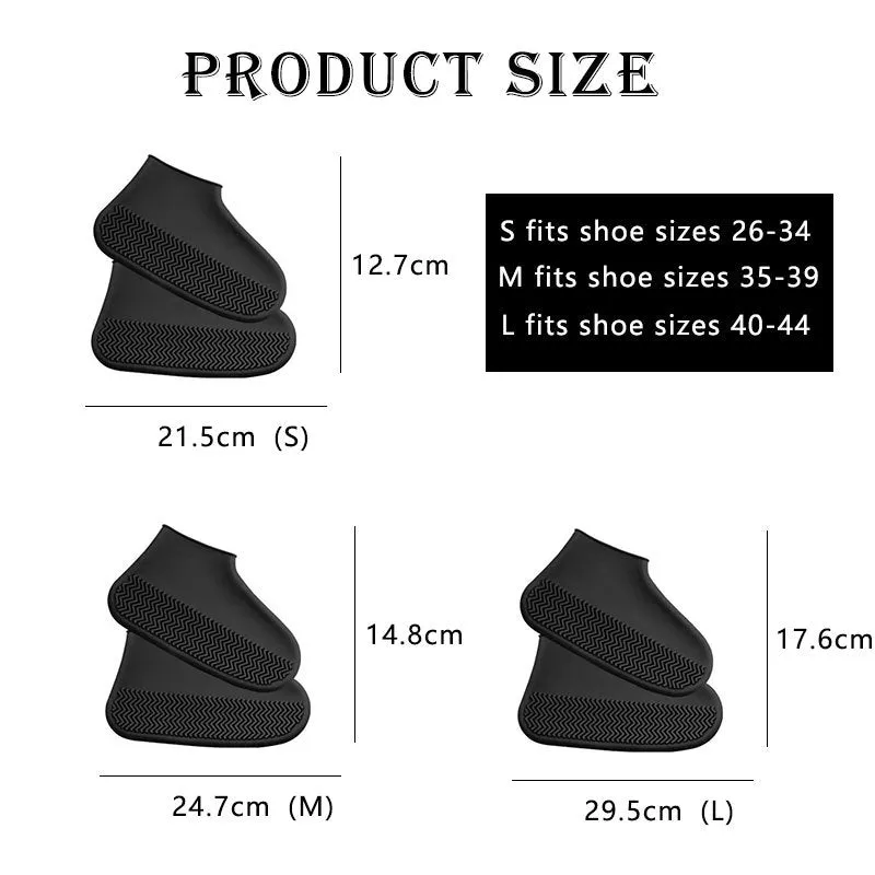 Silicone Rain Shoe Cover - King Stone Brothers and Co™️