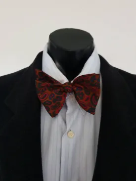 Silk Copper Paisley Tie Your Own Bow Tie