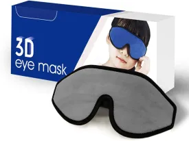 Sleep Mask for Kids with Blockout Light - Memory Foam 3D Contoured Eye Mask - Eye Cover & Travel Sleep Mask, Blindfolds for Kids, Girls, Boys (Grey)
