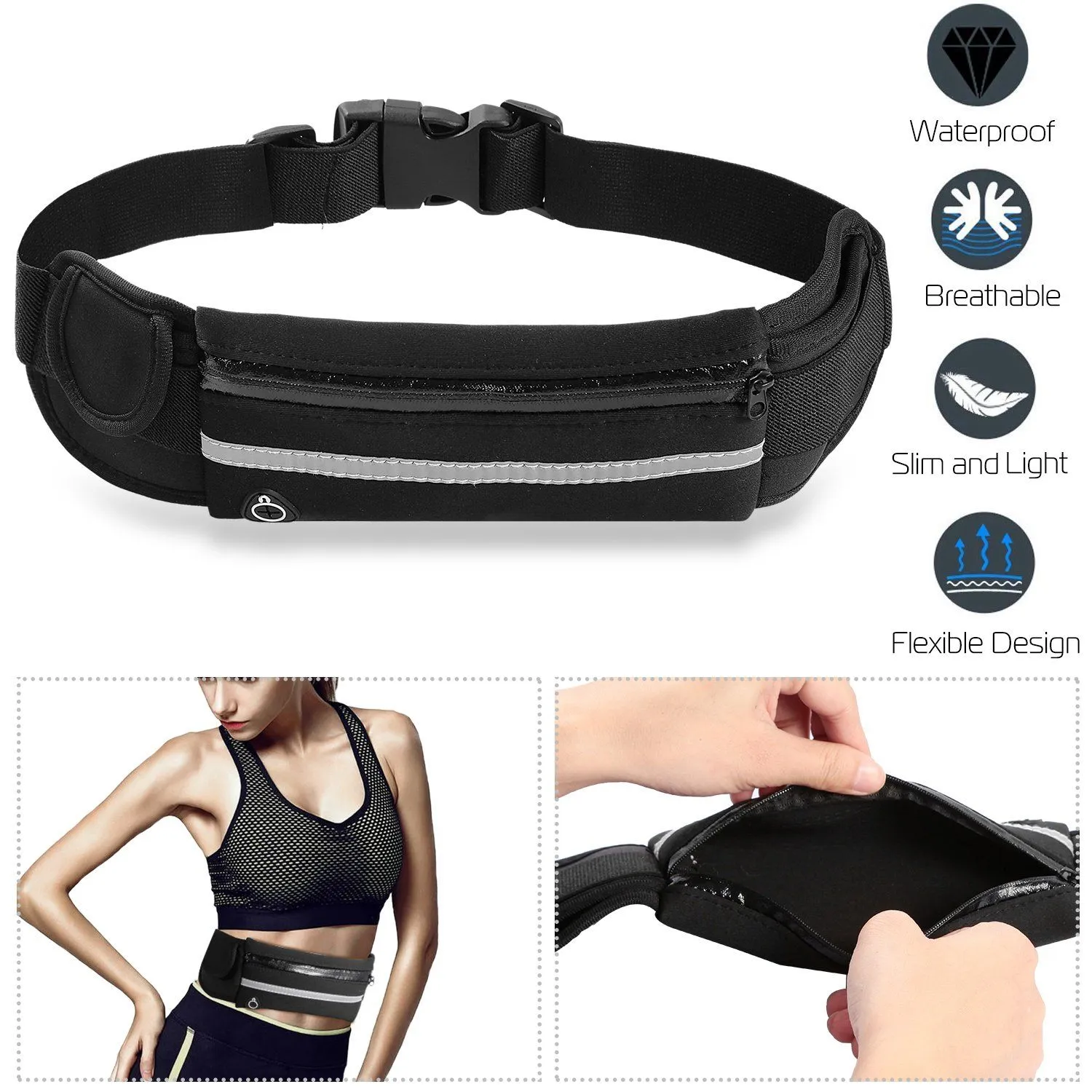 Sports Waist Bag Running Belt Pack