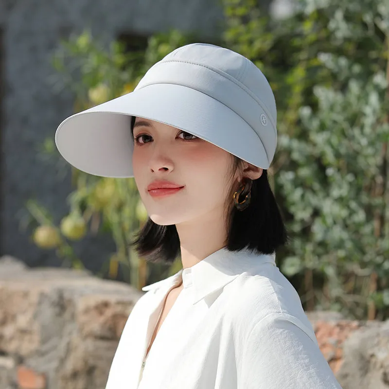 Summer Sun Hat for Women with Large Brim and Removable Top