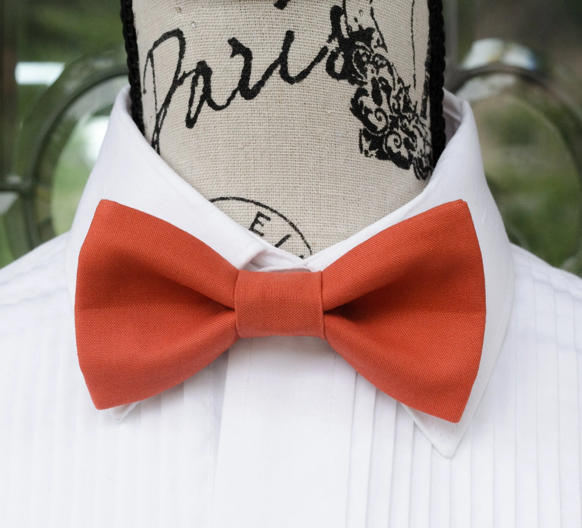 Sunset Orange Bow Tie (124)