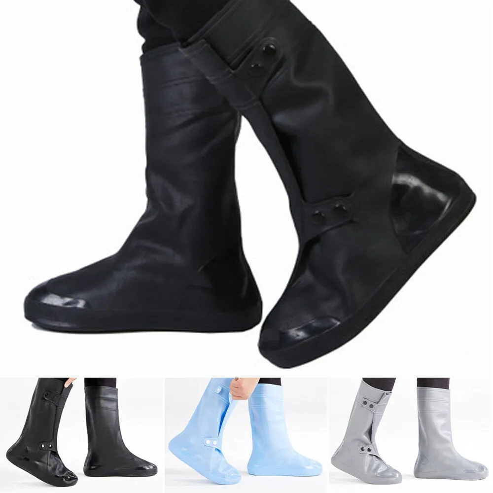 Unisex Waterproof Anti-Slip Shoe Covers - Protective Skid-Proof Overshoes