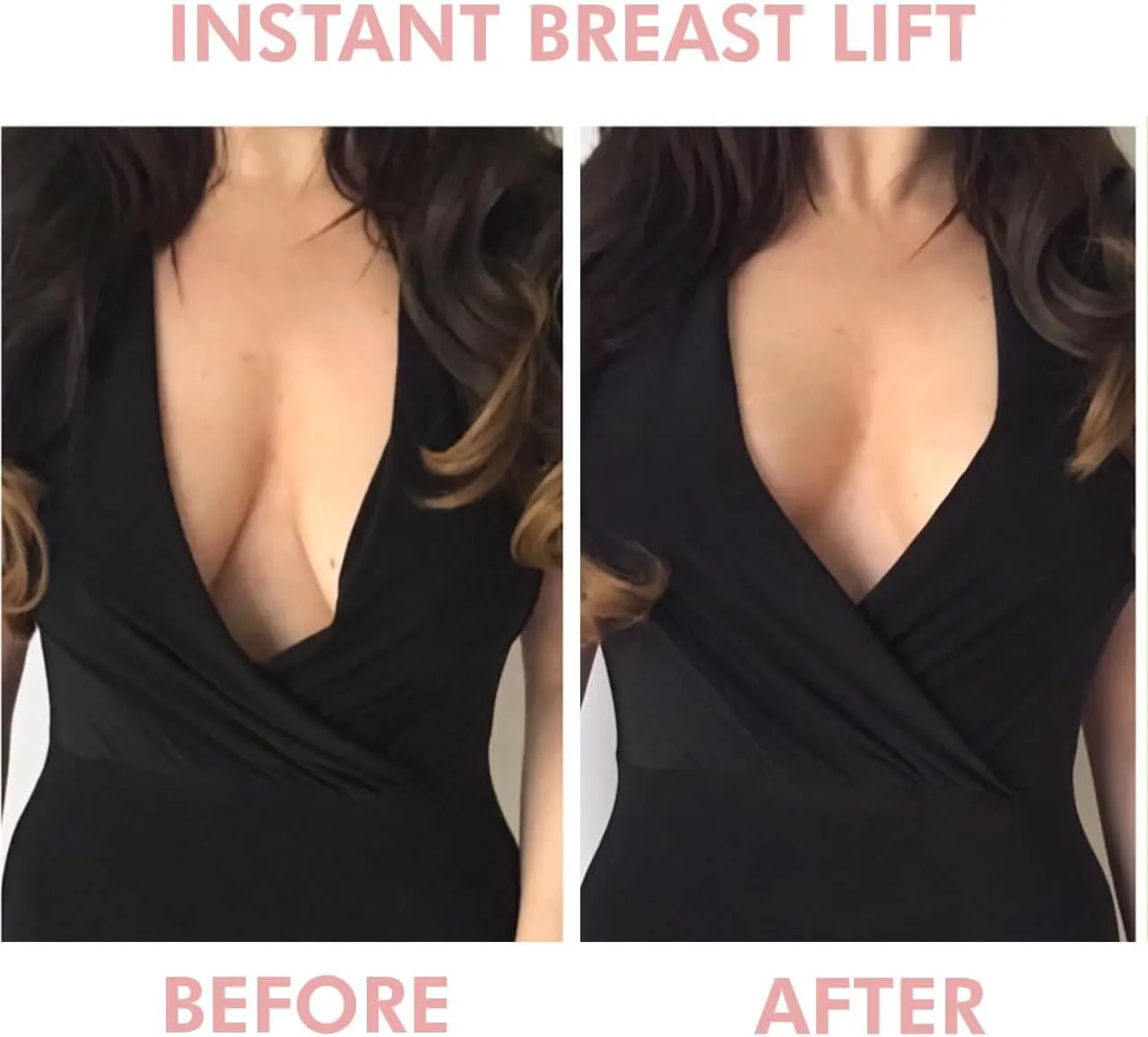 ZEECOM Boob Tape Boobtape for Women, Double-Sided Fashion Tape for Large Breasts, Extra Long Roll Body Tape with 2 Pcs Silicon Reusable Nipple Covers for Women with Lift